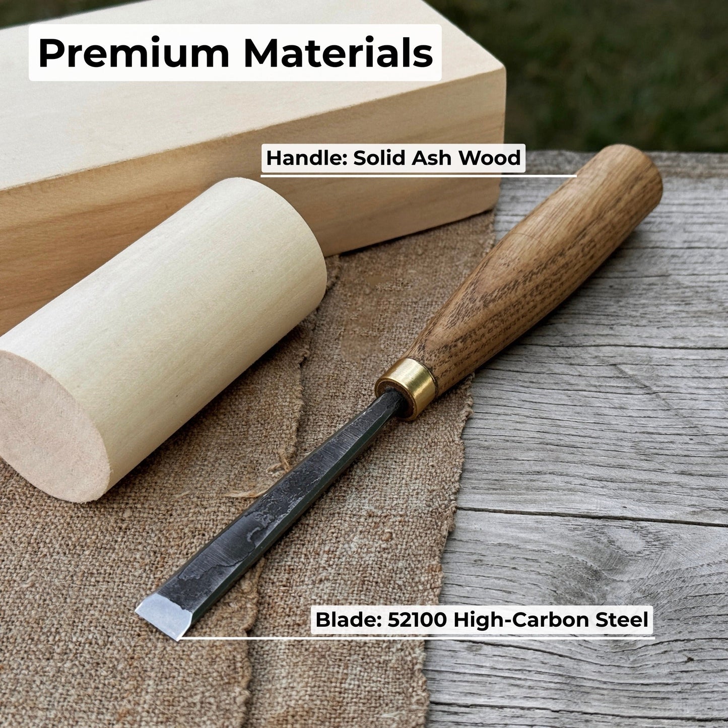 Fine Detail Carving Chisel – 10 mm (0.39 inches) Blade
