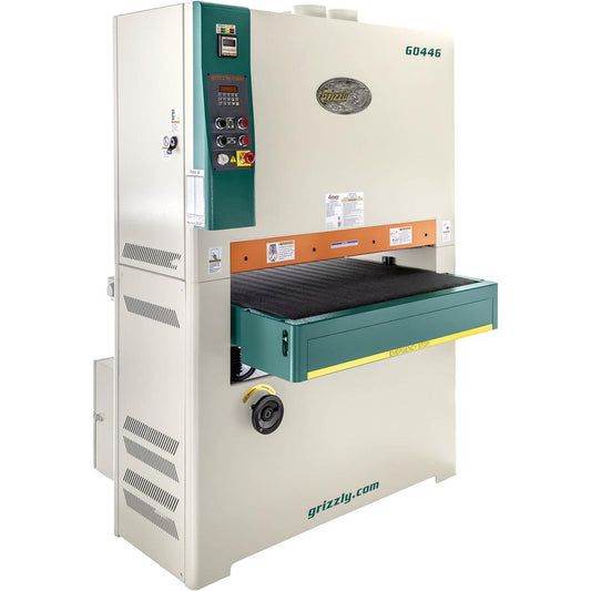 37" 15 HP 3-Phase Platen-Type Wide-Belt Sander