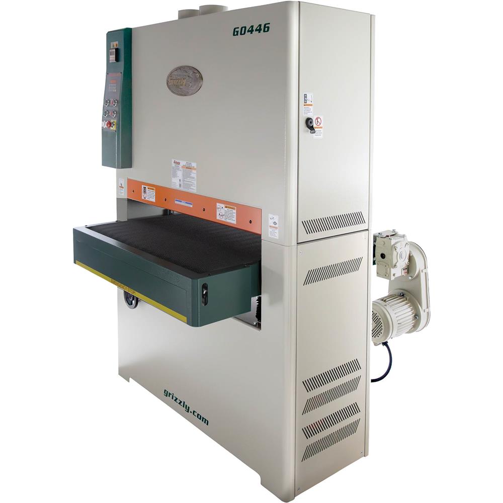 Grizzly G0446 - 37" 15 HP 3-Phase Platen-Type Wide-Belt Sander