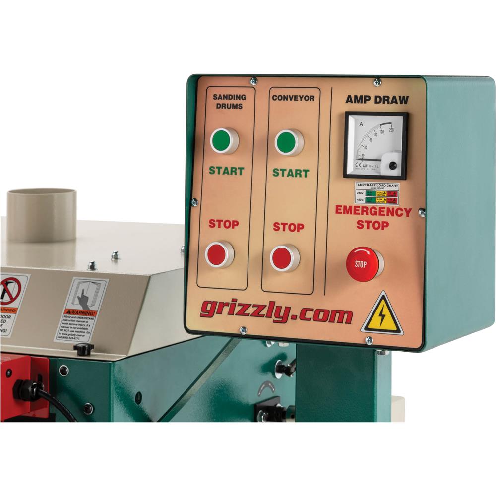 Grizzly G0450 - 37" 15 HP 3-Phase Drum Sander