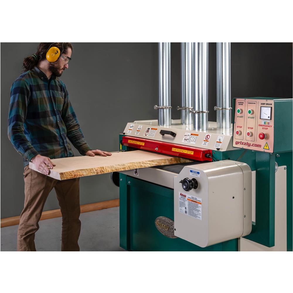 Grizzly G0450 - 37" 15 HP 3-Phase Drum Sander