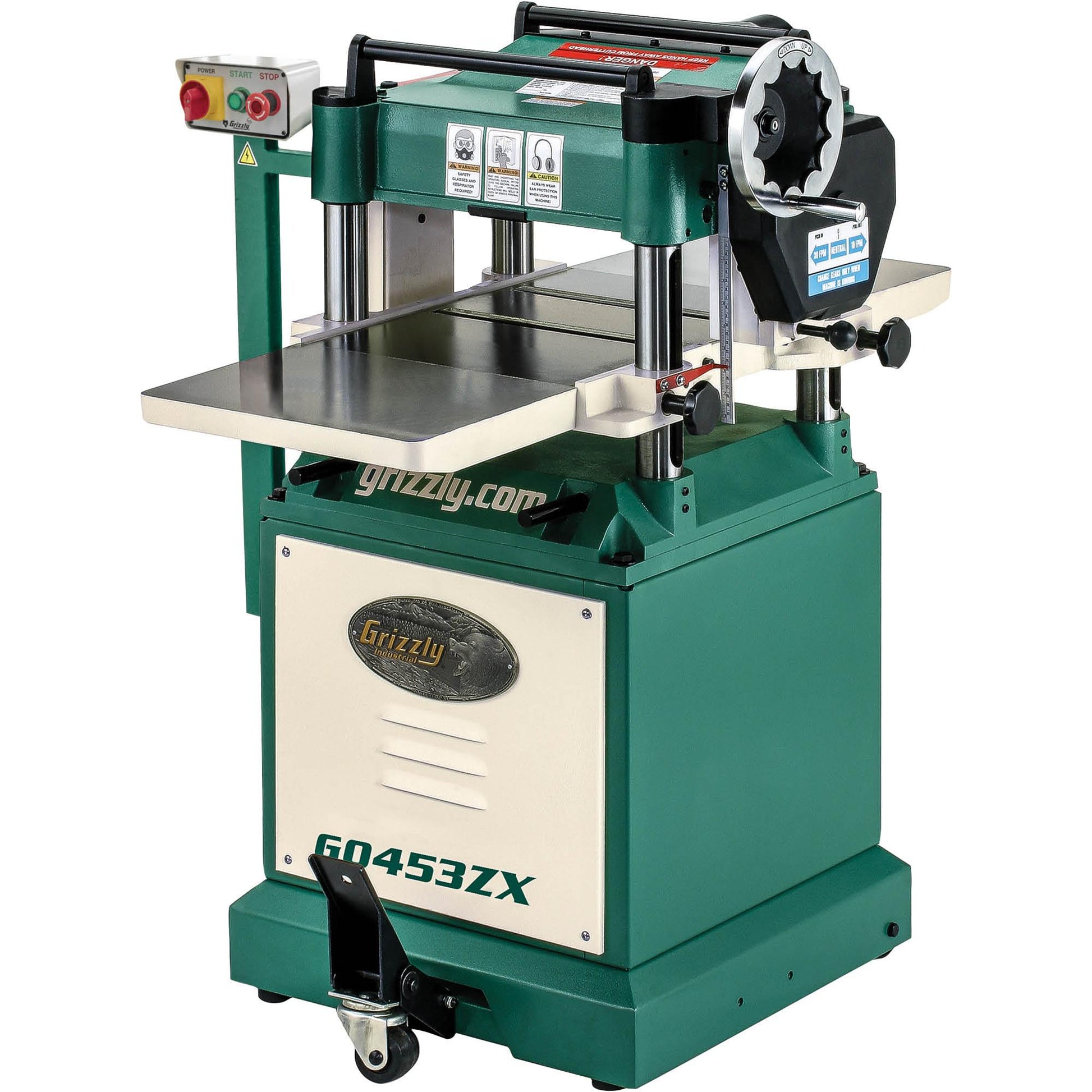 Grizzly G0453ZX - 15" Planer with Spiral Cutterhead
