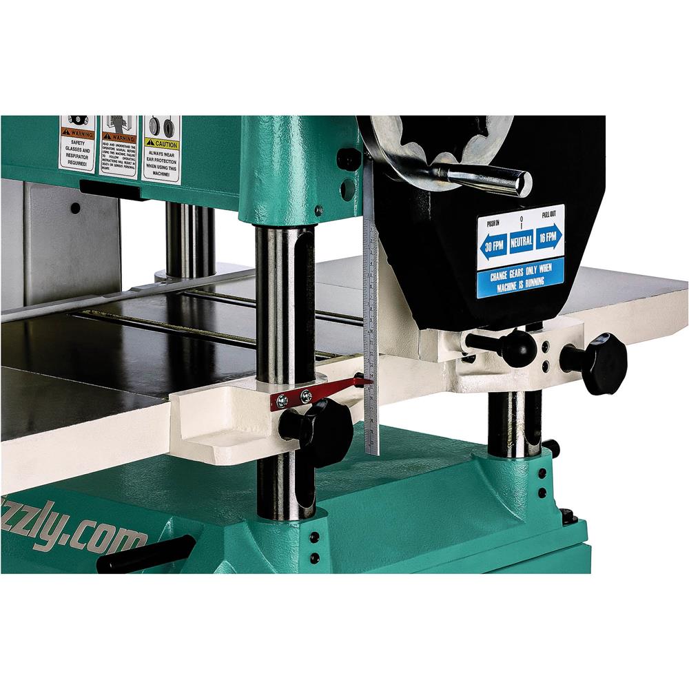 Grizzly G0453ZX - 15" Planer with Spiral Cutterhead