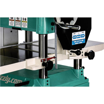 Grizzly G0453ZX - 15" Planer with Spiral Cutterhead