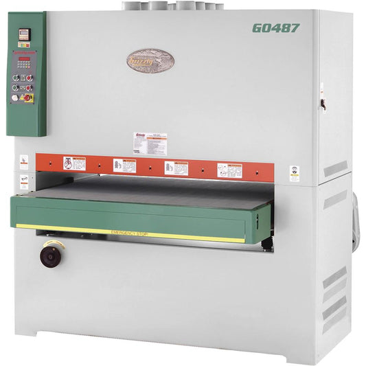 51" 30 HP 3-Phase Double Head Wide-Belt Sander