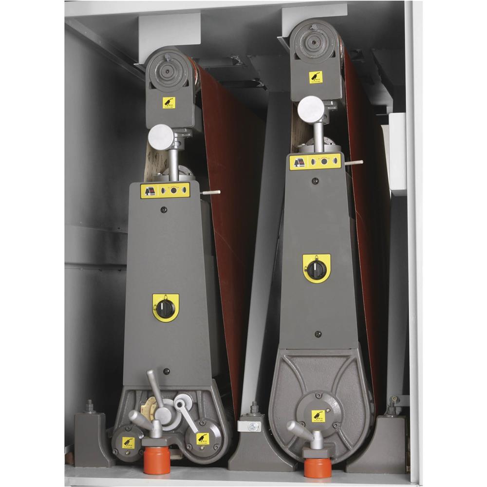 51" 30 HP 3-Phase Double Head Wide-Belt Sander