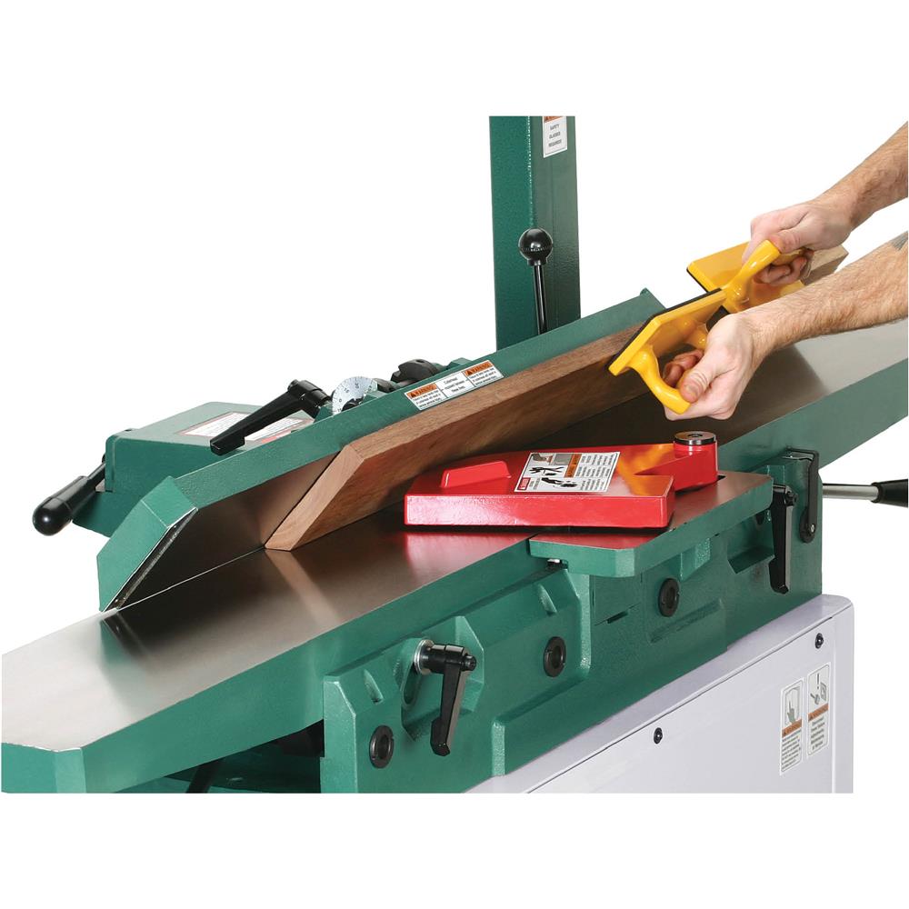 Grizzly G0490X - 8" x 76" Jointer with Parallelogram Beds and Spiral Cutterhead