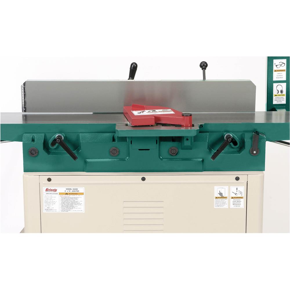 Grizzly G0490ZX - 8" Jointer with Spiral Cutterhead