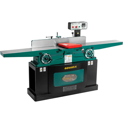 Grizzly G0495X - 8" x 83" Helical Cutterhead Jointer w/ Digital Height Readout