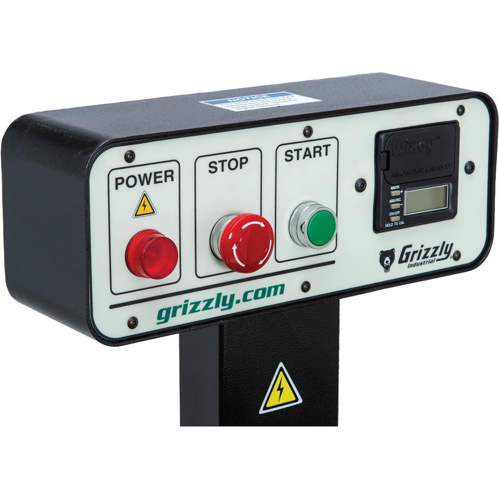 Grizzly G0495X - 8" x 83" Helical Cutterhead Jointer w/ Digital Height Readout