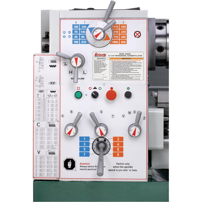 Grizzly G0509G - 16" x 40" 3-Phase Gunsmithing Metal Lathe