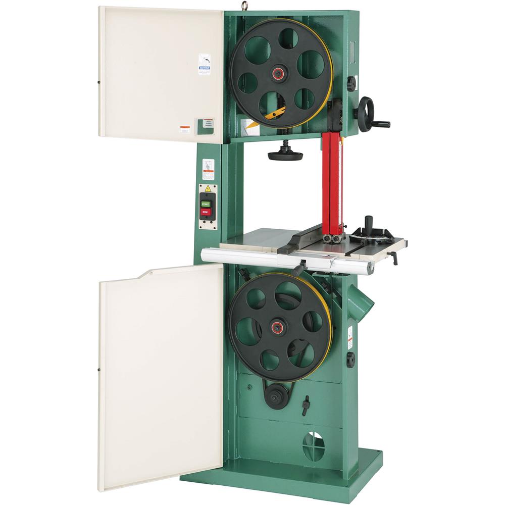 Grizzly G0513X2 - 17" 2 HP Bandsaw w/ Cast-Iron Trunnion