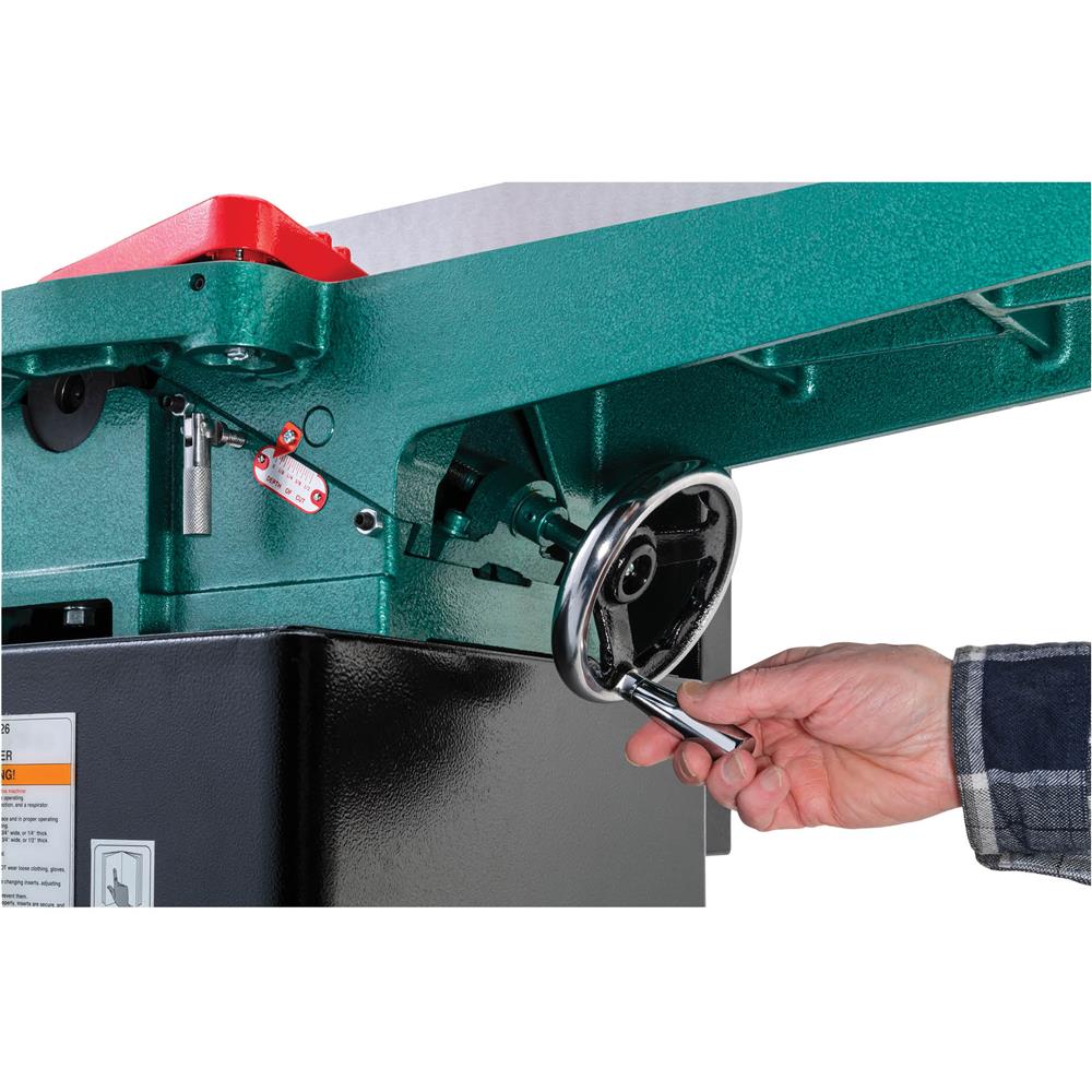 Grizzly G0526 - 6" x 60" Jointer w/ V-Helical Cutterhead