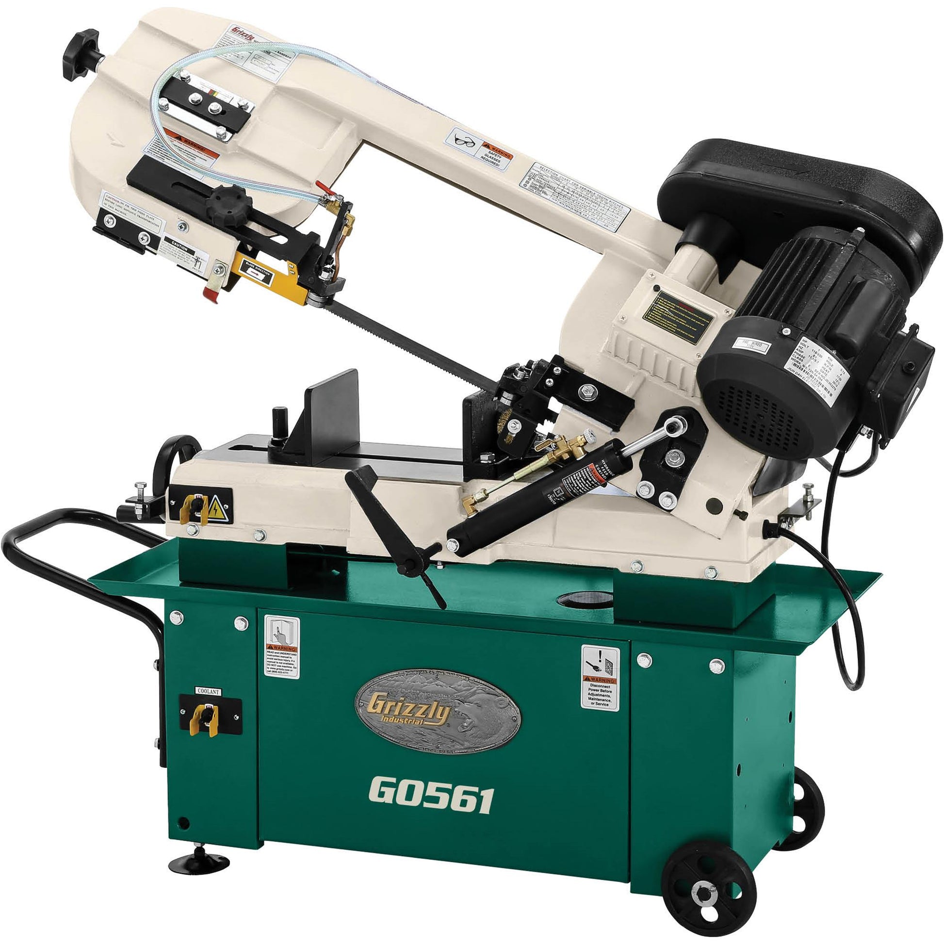 Grizzly G0561 - 7" x 12" 1 HP Horizontal Metal Cutting Bandsaw