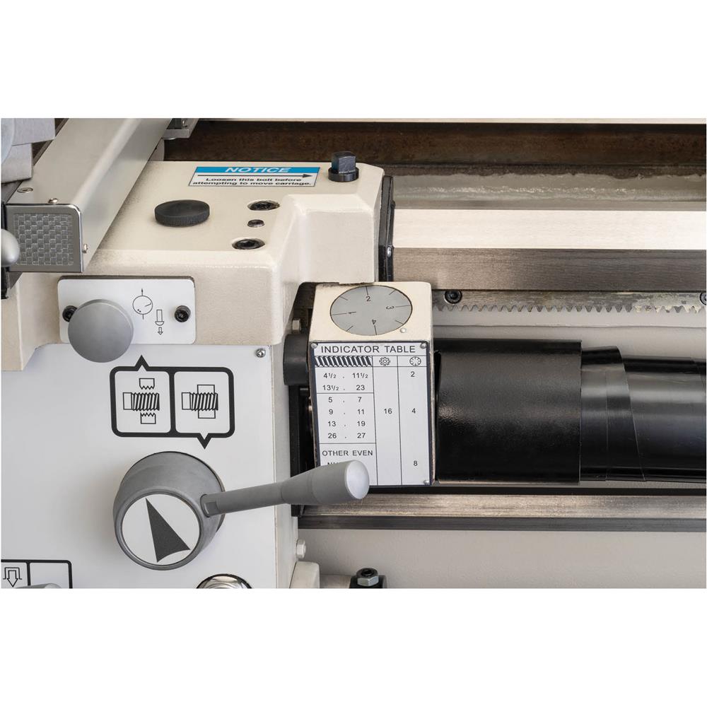 Grizzly G0600Z - 20" x 60" 3-Phase Big Bore Metal Lathe