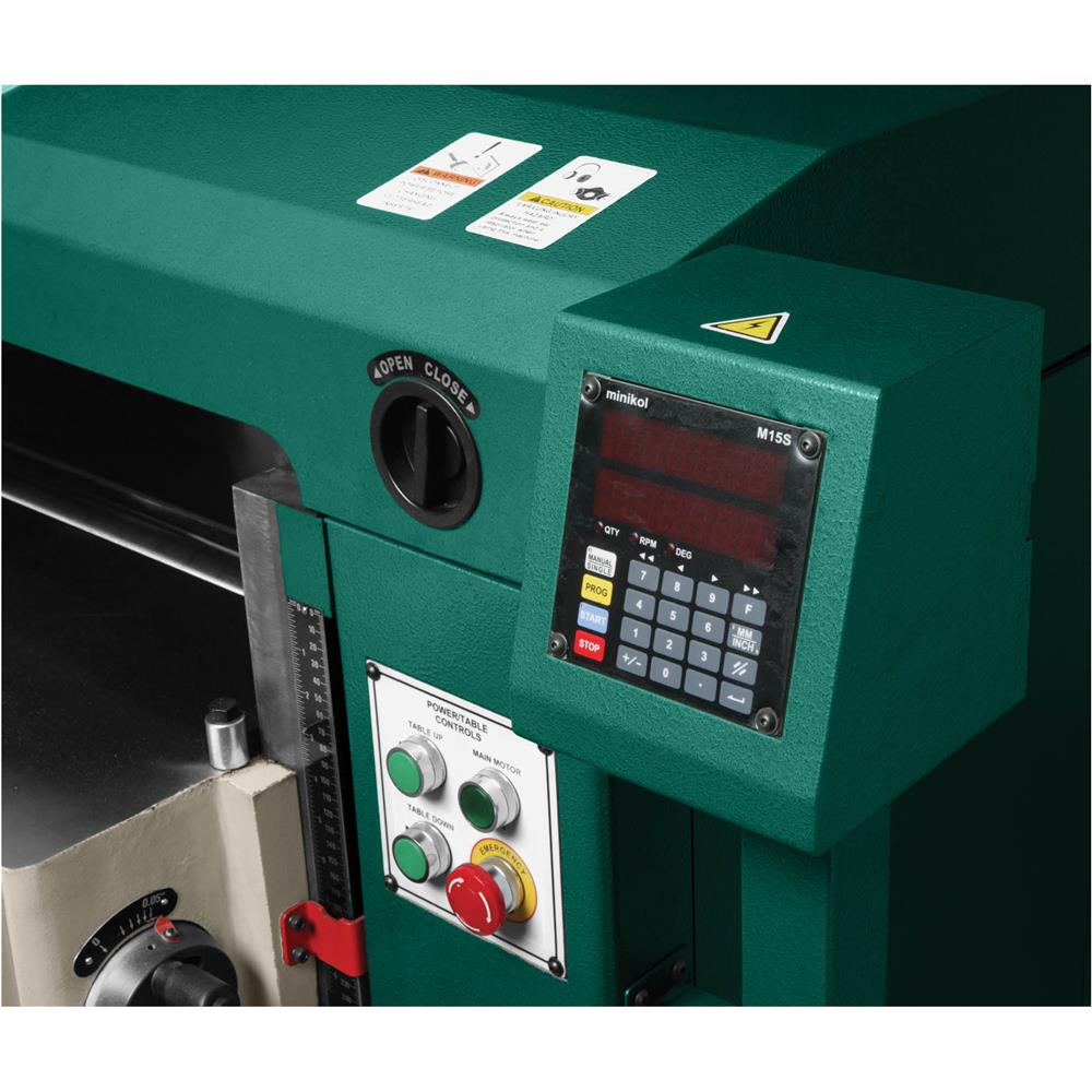 Grizzly G0603X - 25" 15 HP 3-Phase Extreme-Series Planer w/ Helical Cutterhead