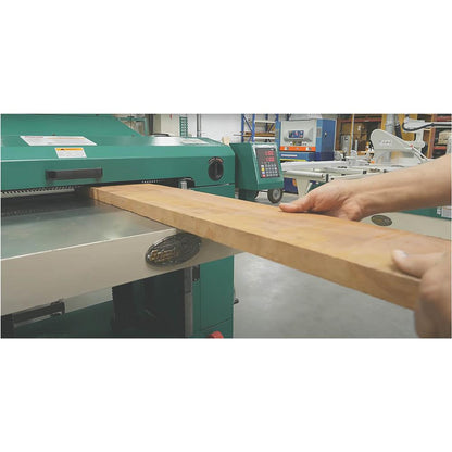 Grizzly G0603X - 25" 15 HP 3-Phase Extreme-Series Planer w/ Helical Cutterhead