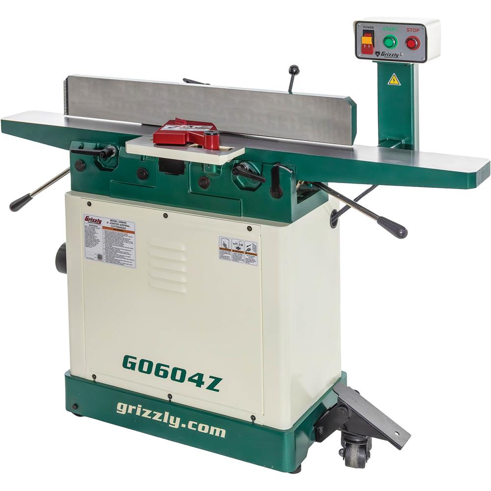Grizzly G0604Z - 6" Parallelogram Jointer with Spiral Cutterhead