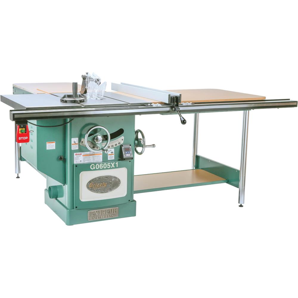 Grizzly G0605X1 - 12" 5 HP 220V Extreme Table Saw