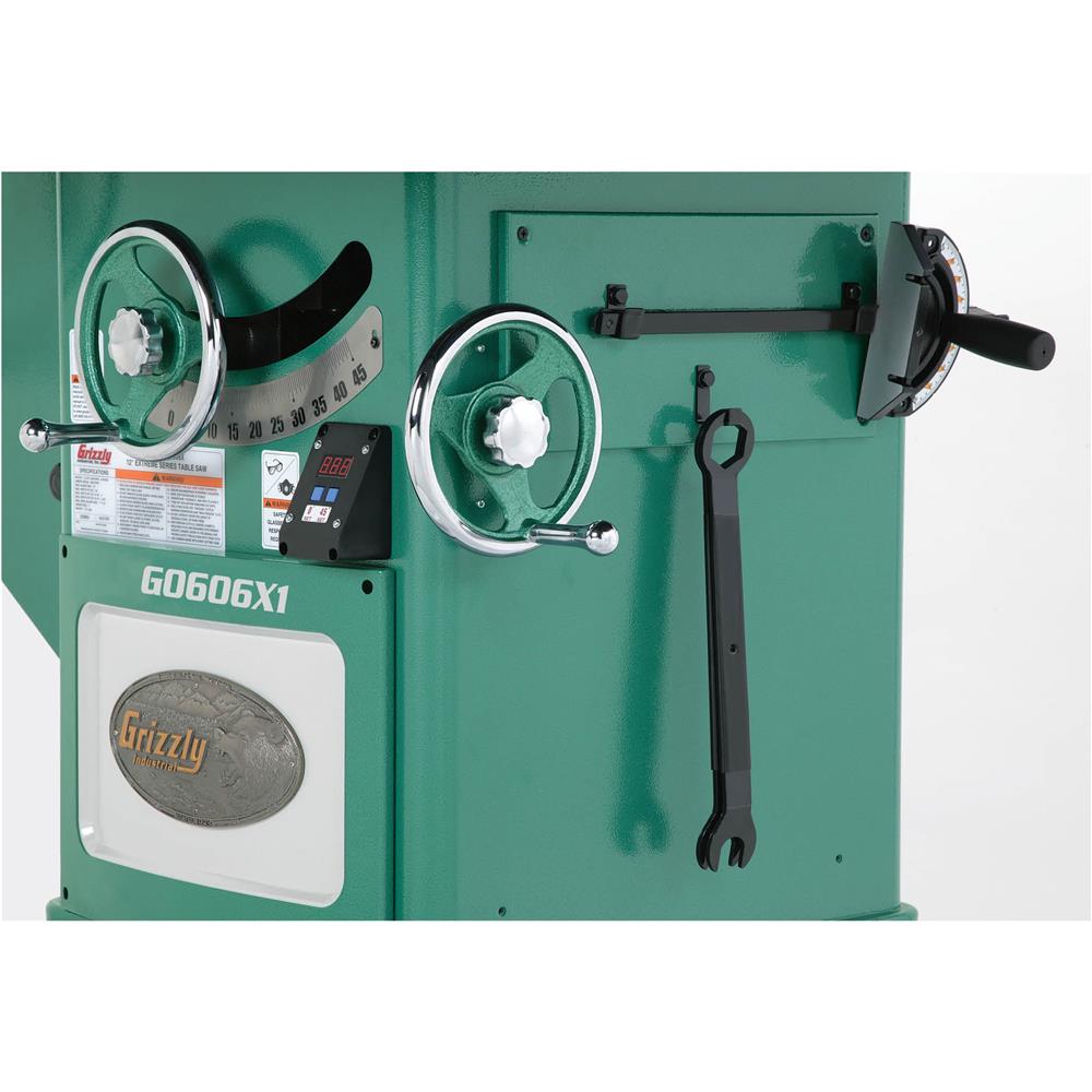 Grizzly G0606X1 - 12" 7-1/2 HP 3-Phase Extreme Table Saw