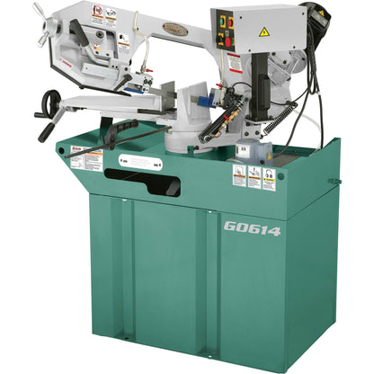 Grizzly G0614 - 6" x 9-1/2" 1-1/2 HP Swivel Metal-Cutting Bandsaw