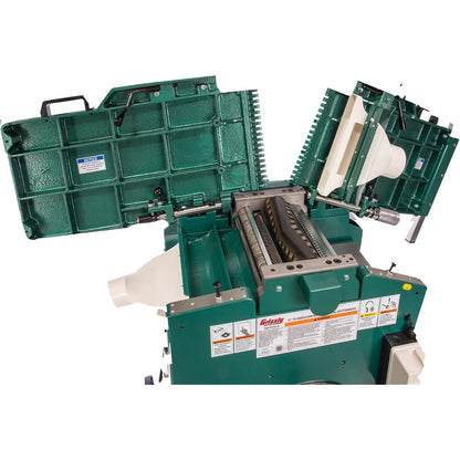 Grizzly G0634X - 12" 5 HP Planer/Jointer with V-Helical Cutterhead