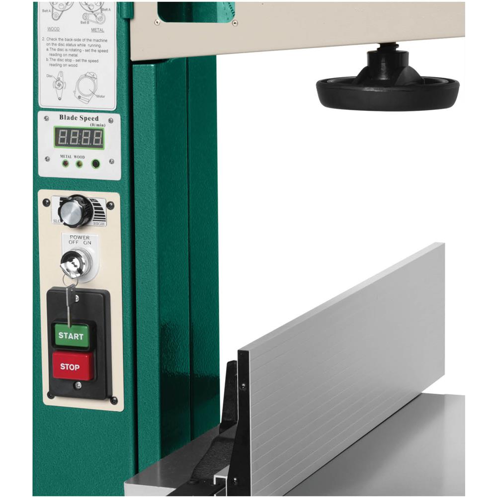 Grizzly G0640X - 17" 2 HP Metal/Wood Bandsaw w/Inverter Motor