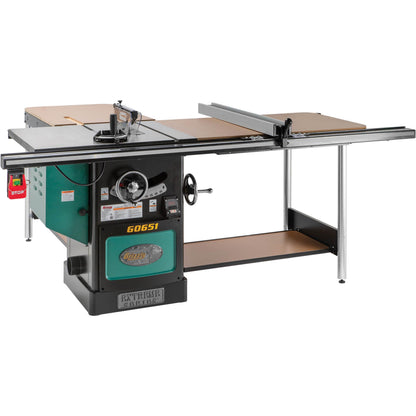 Grizzly G0651 - 10" 3 HP 220V Heavy Duty Cabinet Table Saw