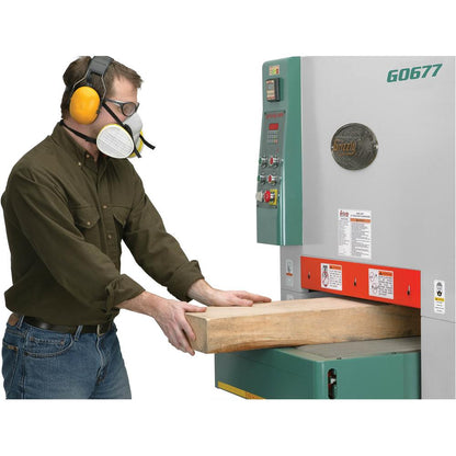 Grizzly G0677 - 24" 15 HP 3-Phase Planer/Wide-Belt Sander