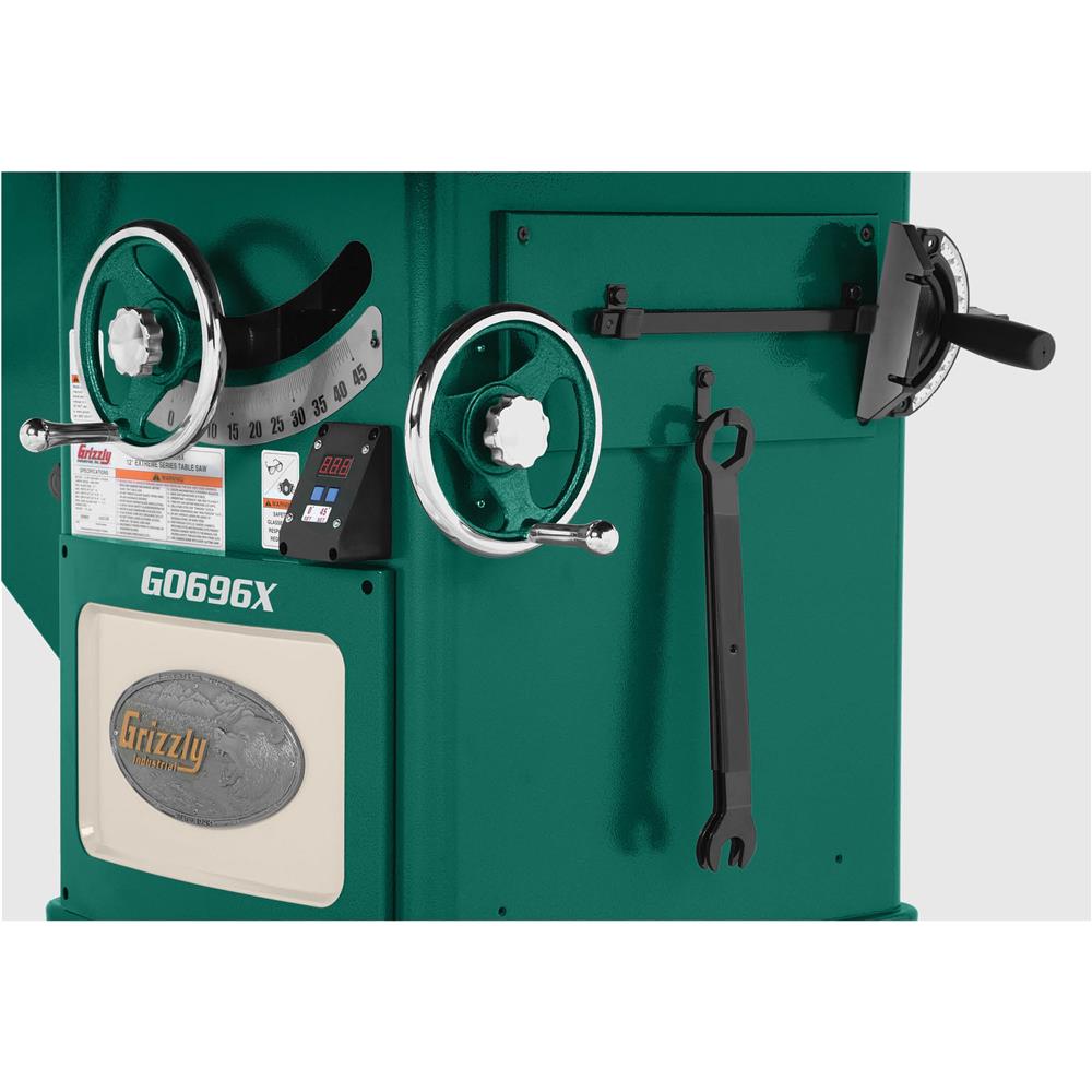 Grizzly G0696X - 12" 5 HP 220V Extreme Series Table Saw