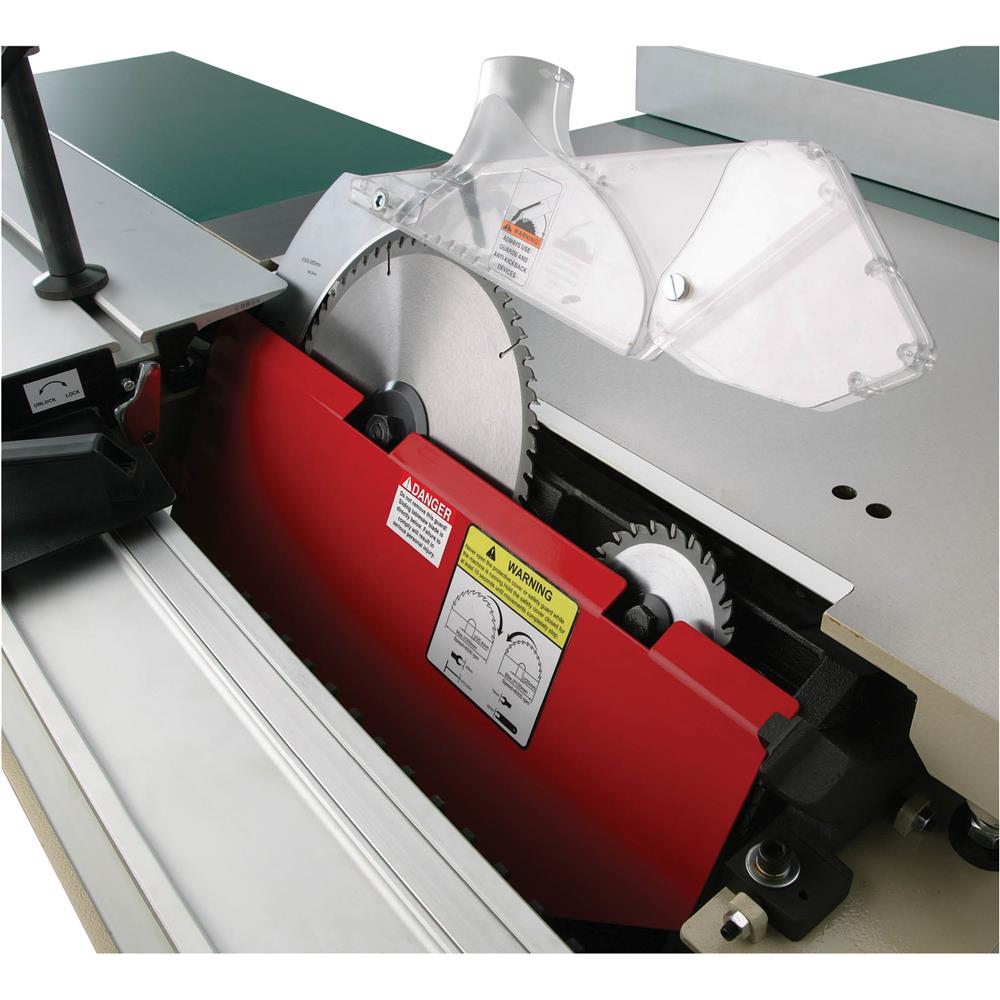 Grizzly G0699 - 12" 7-1/2 HP 3-Phase Sliding Table Saw with Scoring