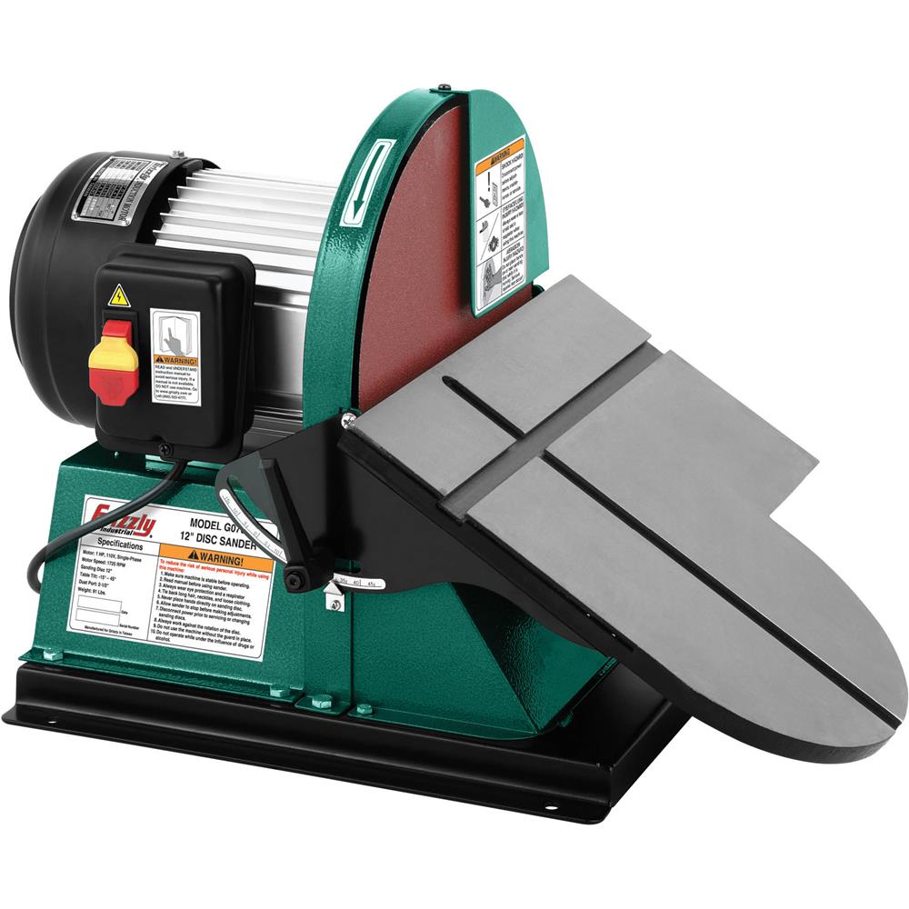 Grizzly G0702 - 12" Disc Sander w/ Brake