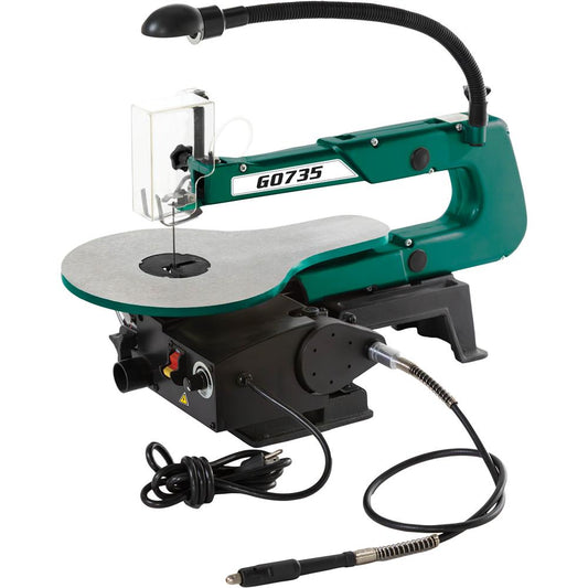 16" Variable-Speed Scroll Saw w/ Flexible Shaft Grinder