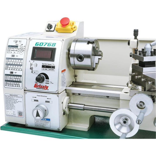 Grizzly G0768 - 8" x 16" Variable-Speed Benchtop Metal Lathe