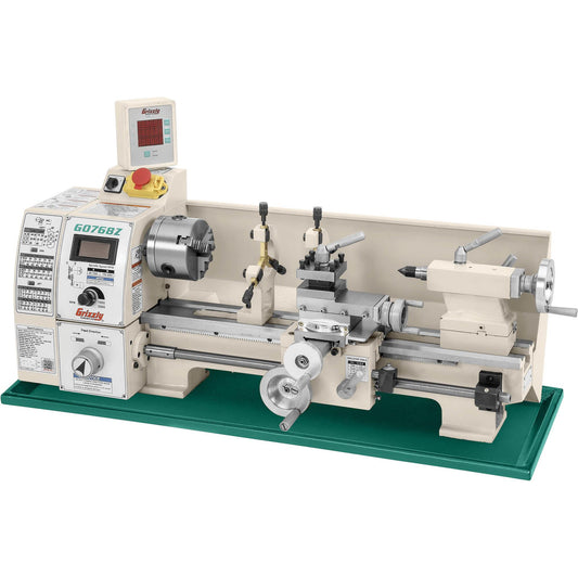Grizzly G0768Z - 8" x 16" Variable-Speed Benchtop Metal Lathe with DRO
