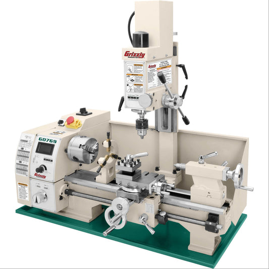 Grizzly G0769 - 8" x 16" Variable-Speed Combination Lathe/Mill
