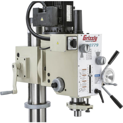 Grizzly G0779 - 23-3/8" Heavy-Duty Floor Model Gearhead Drill Press