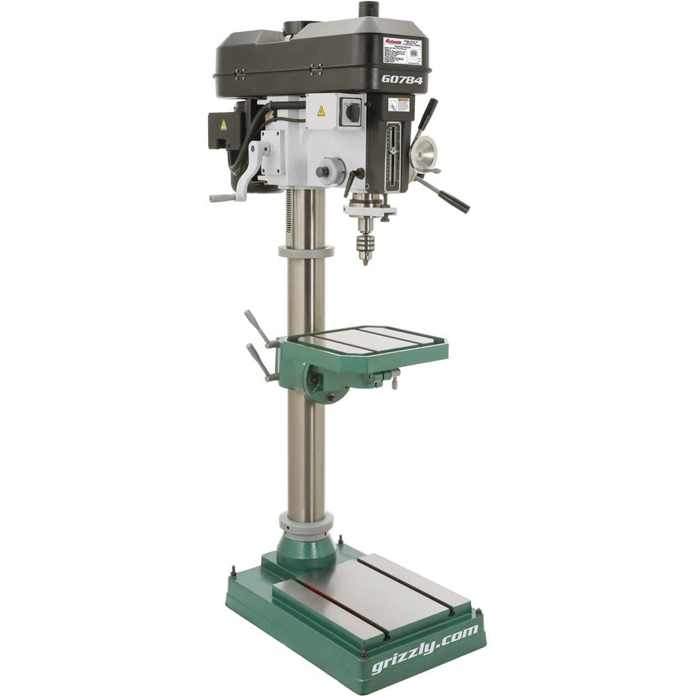 Grizzly G0784 - 15" Heavy-Duty Floor Drill Press