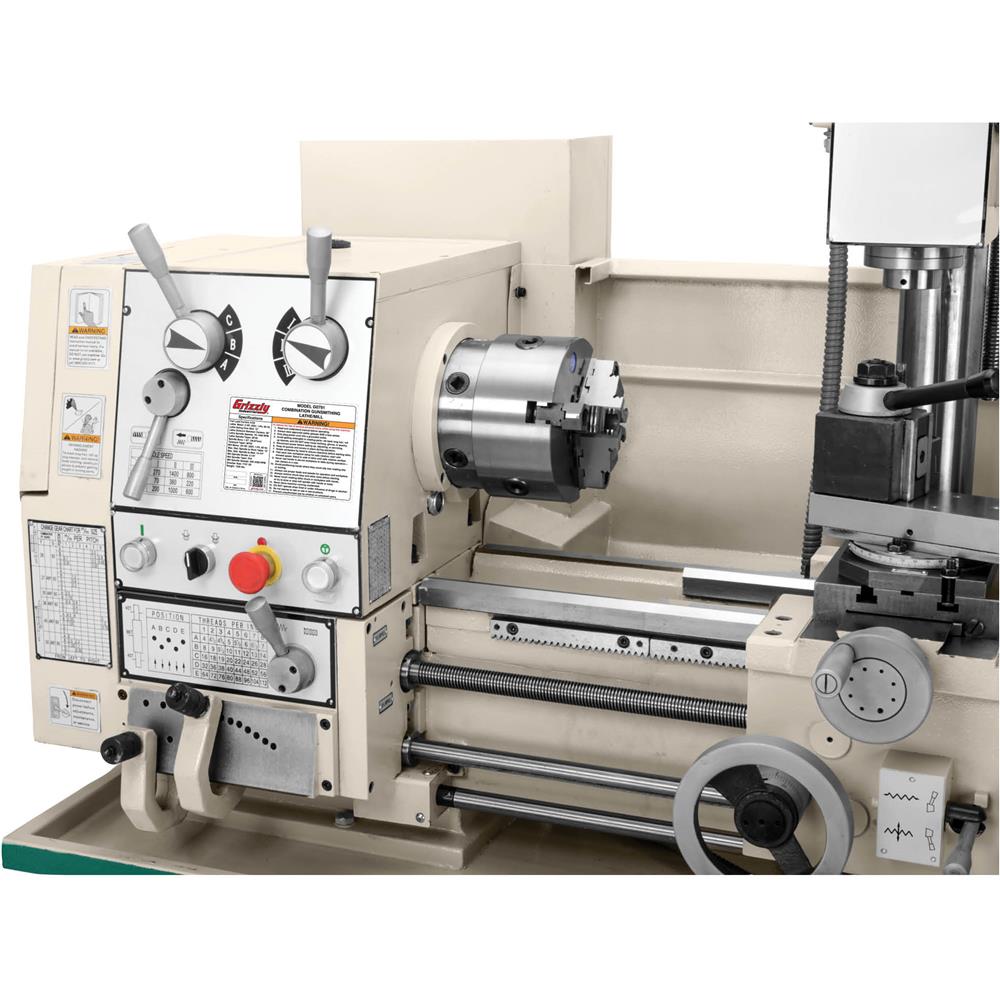 Grizzly G0791 - 12" x 36" Combination Gunsmithing Lathe/Mill