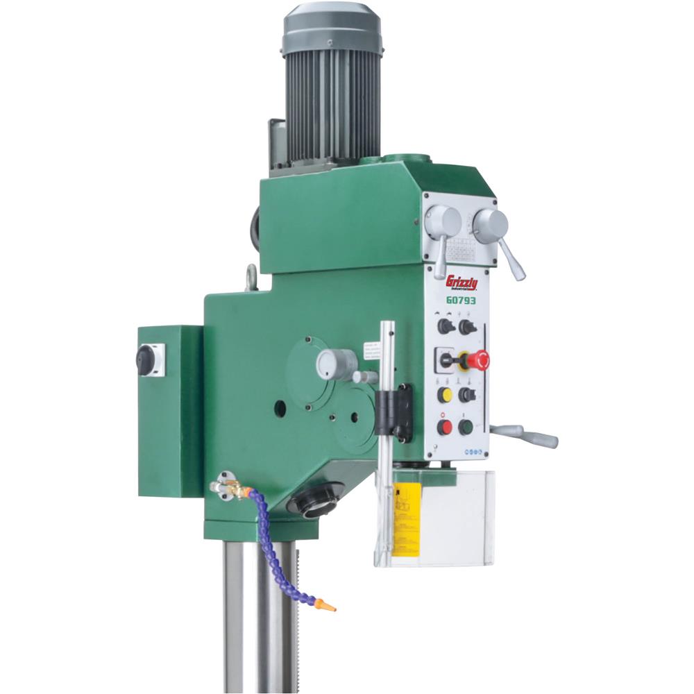 27-1/2" Heavy-Duty Gearhead Drill Press, Tapping & L-Table