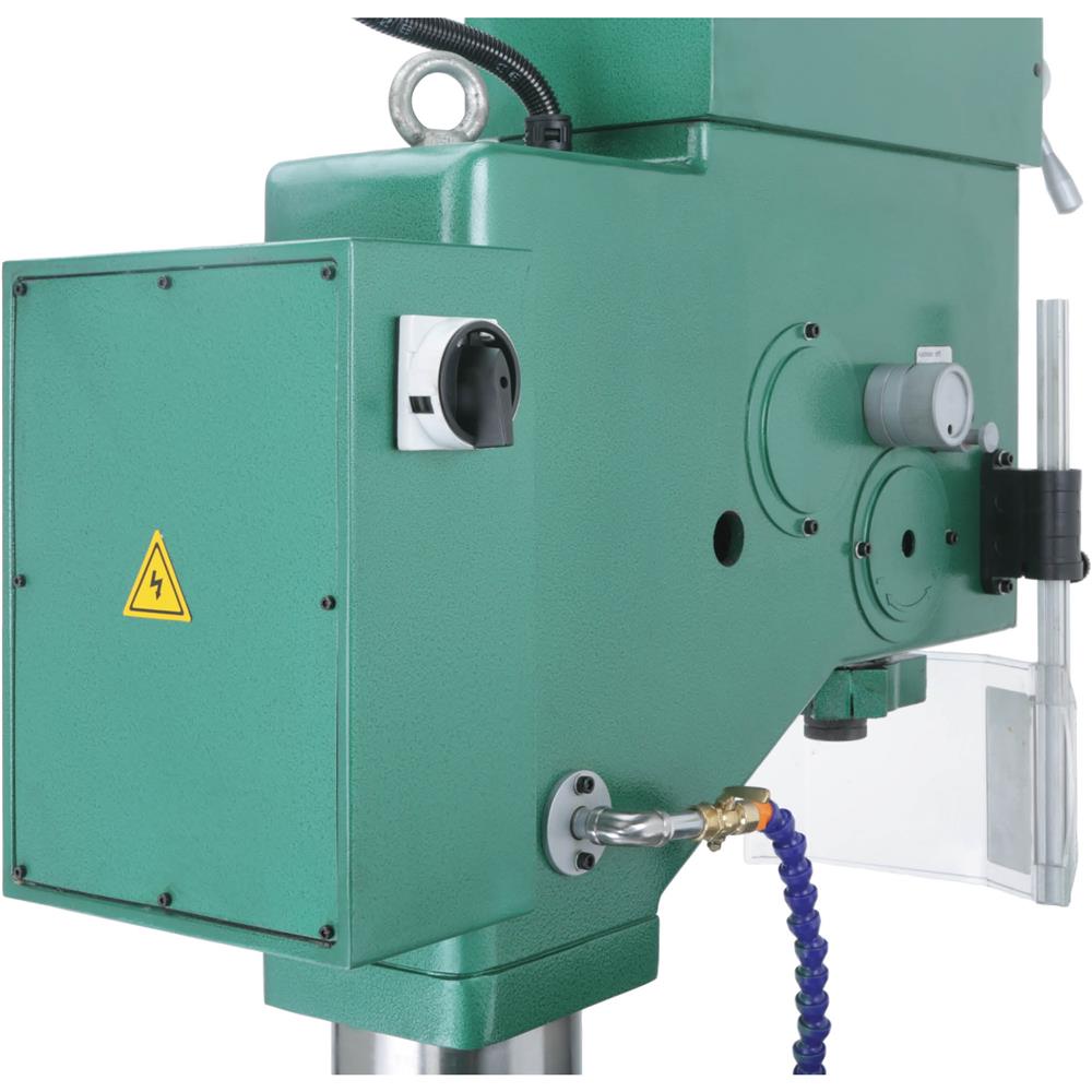 27-1/2" Heavy-Duty Gearhead Drill Press, Tapping & L-Table