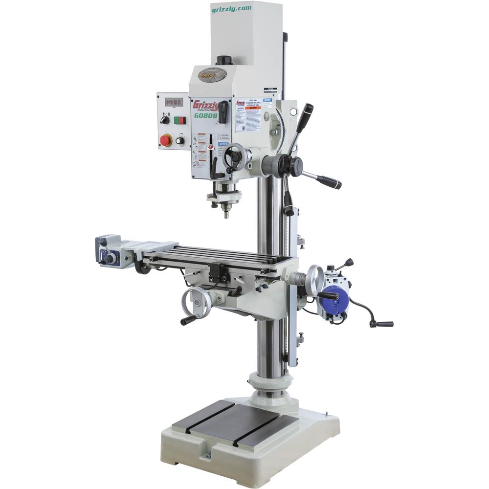 Grizzly G0808 - 20-3/4" Gearhead Drill Press w/ Cross-Slide Table
