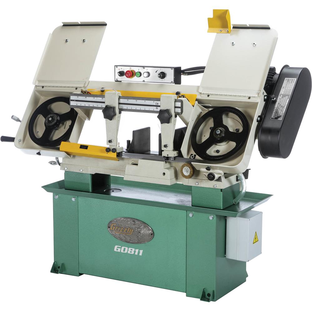 Grizzly G0811 - 9" x 16" 1-1/2 HP Horizontal Metal-Cutting Bandsaw