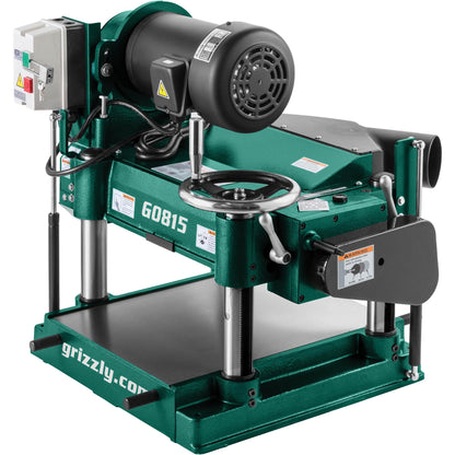 Grizzly G0815 - 15" 3 HP Heavy-Duty Planer