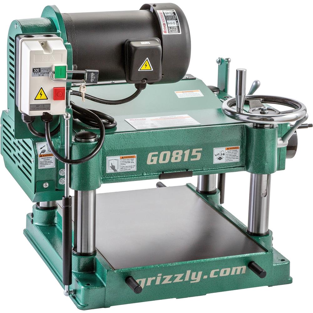 Grizzly G0815 - 15" 3 HP Heavy-Duty Planer