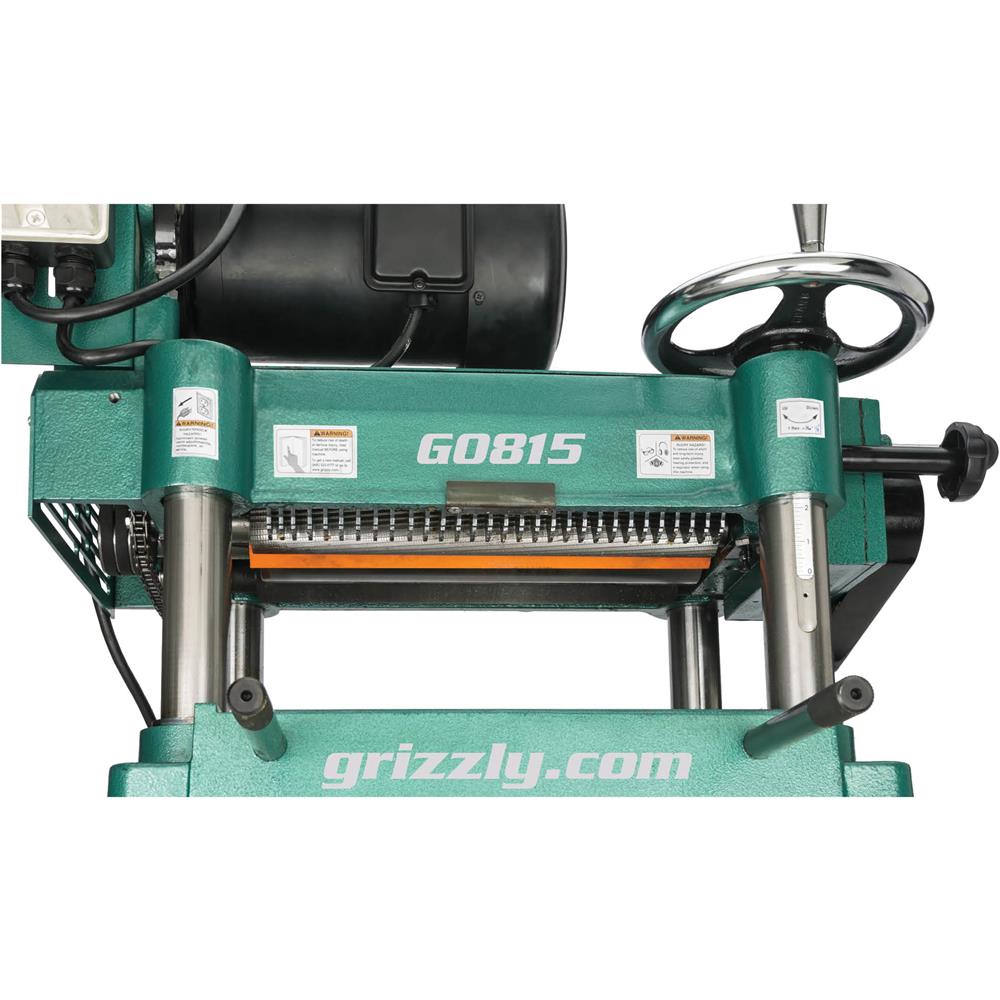 Grizzly G0815 - 15" 3 HP Heavy-Duty Planer