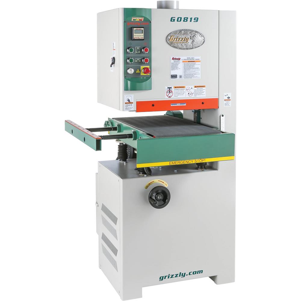 Grizzly G0819 - 15" 5 HP Open-End Wide-Belt Sander