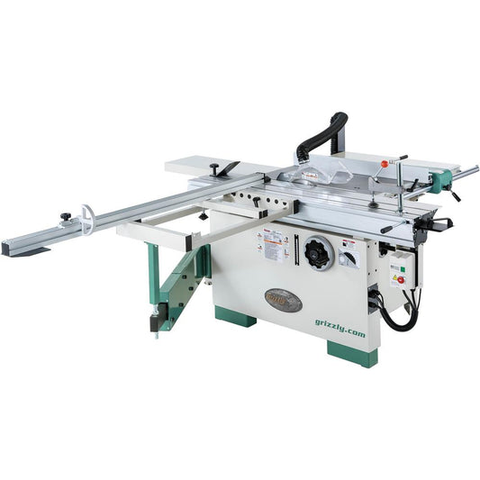 12" 7-1/2 HP 3-Phase Compact Sliding Table Saw