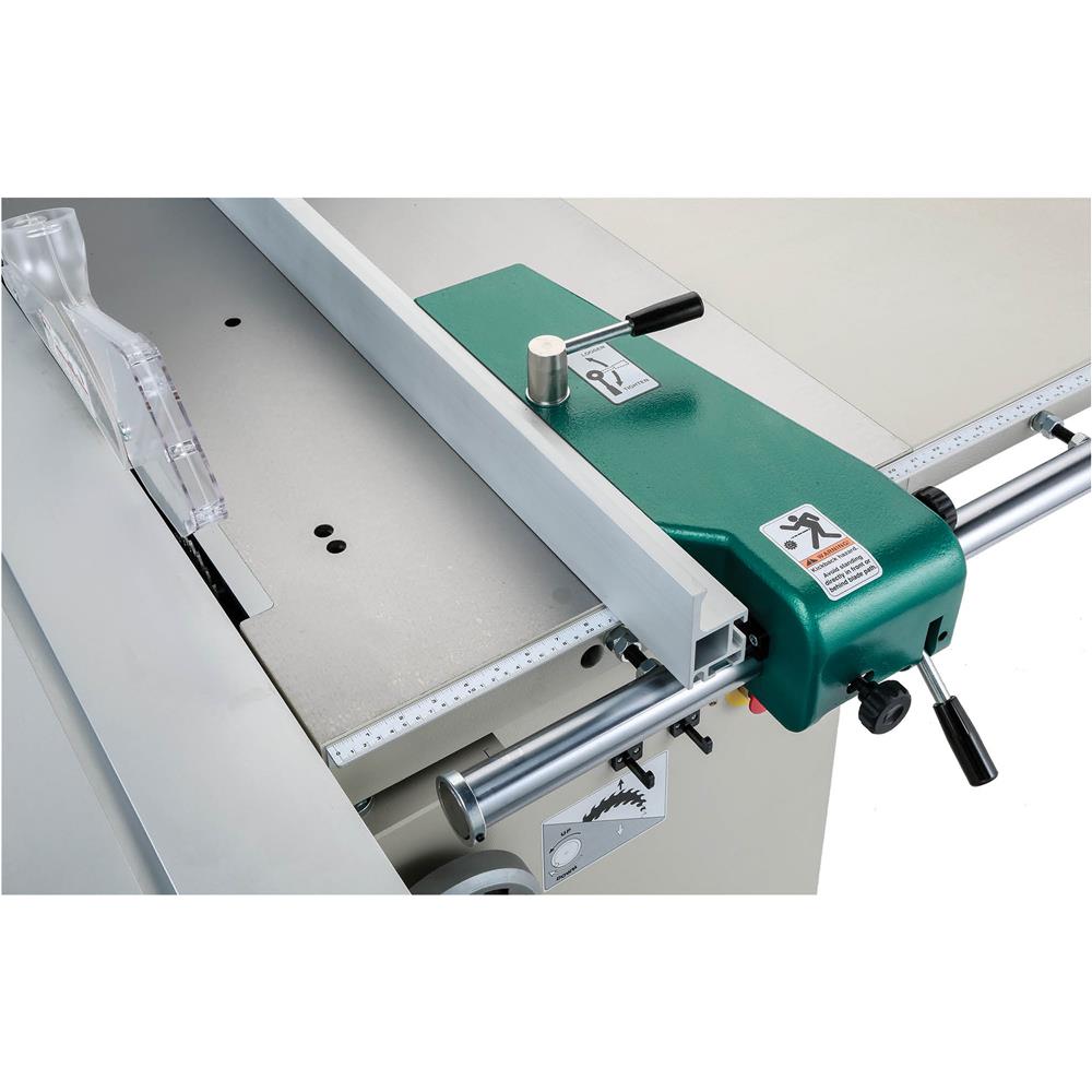 Grizzly G0820 - 12" 7-1/2 HP 3-Phase Compact Sliding Table Saw