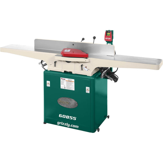 Grizzly G0855 - 8" x 72" Jointer w/ Built-in Mobile Base
